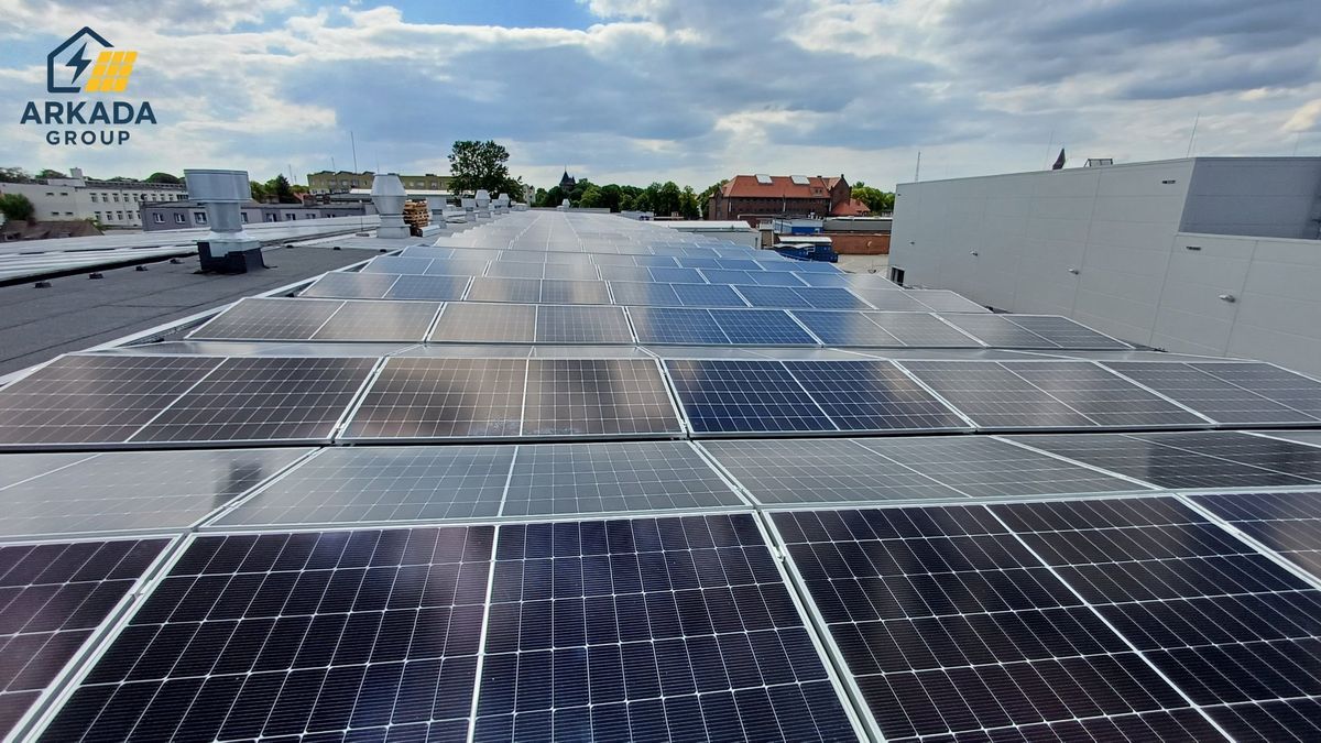 Panele fotowoltaiczne z bliska