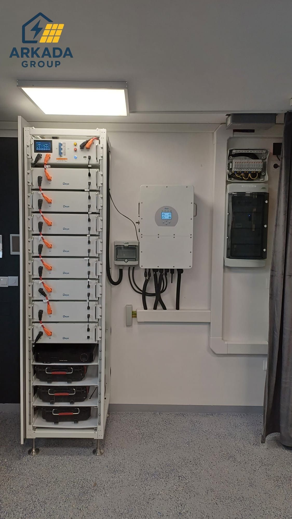 Profesjonalna szafa baterii Deye z inwerterem