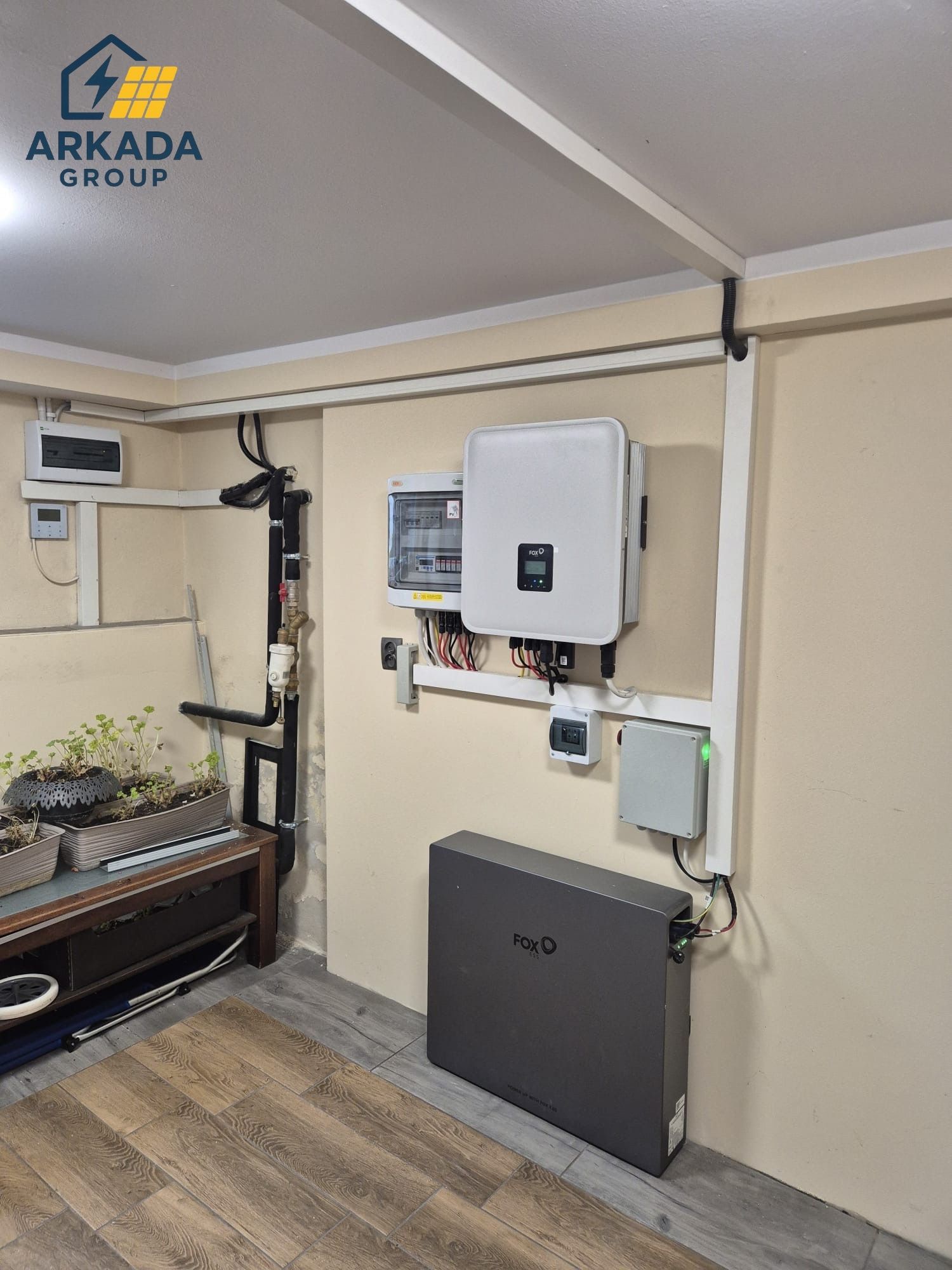 Kompaktowy magazyn energii FoxESS w domu jednorodzinnym